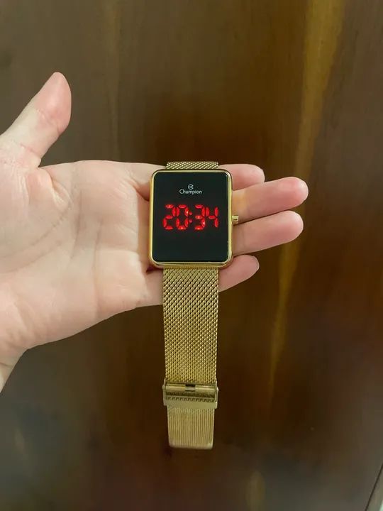 Relógio Champion Dourado feminino  - Foto 3