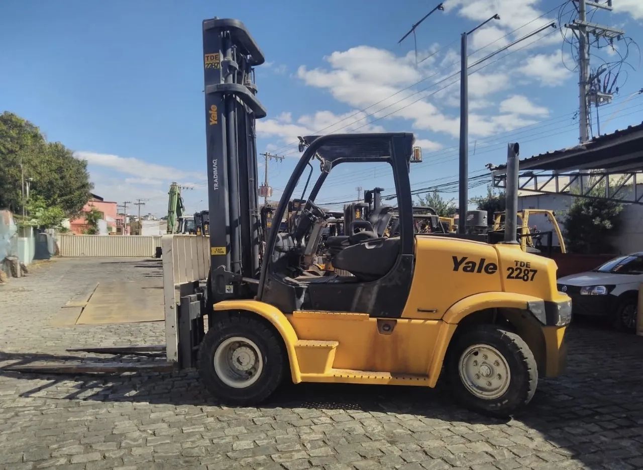 Empilhadeira Yale 155VX ano 2018, à diesel, para 7 Toneladas, em MG - Foto 4