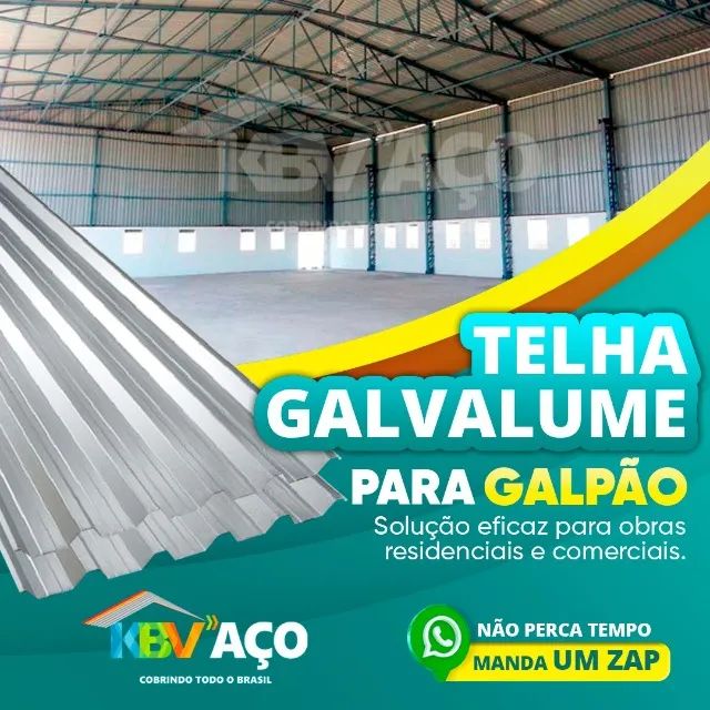 Telhas galvalume