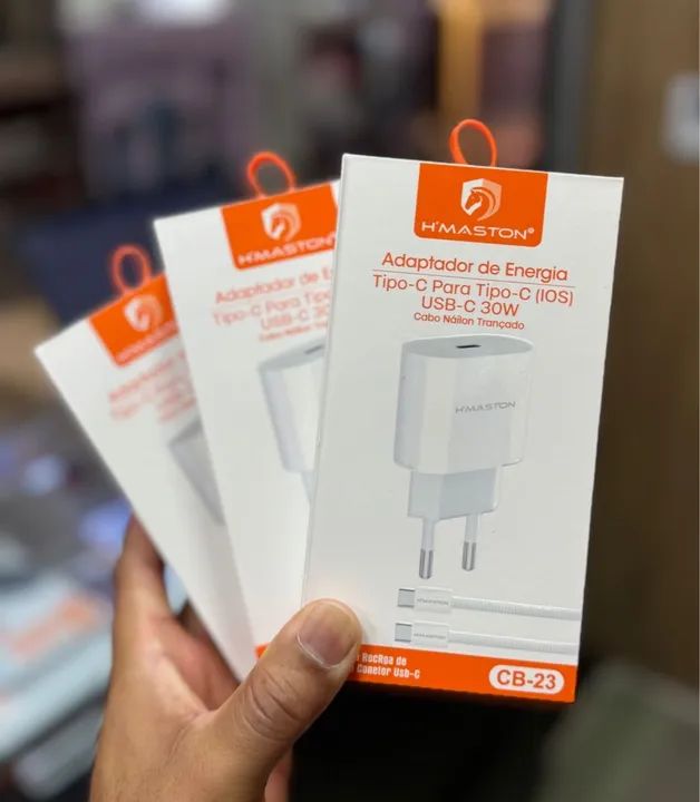 Kit Cabo+Fonte USB-C/USB-C 30W 