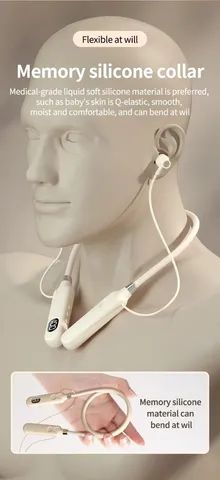 Fone Original Neckband Bluetooth 5.3 sem fio 8 horas escuta - Foto 3