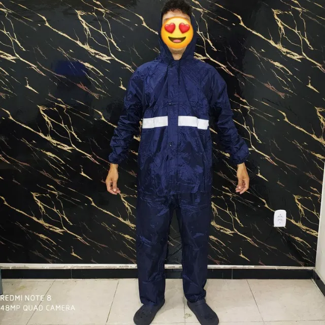 Capa De Chuva Para Motoqueiro Azul Marinho Cl726 Hxj