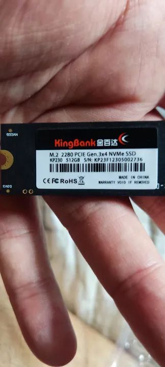 SSD NVME KingBank 512GB - Foto 4
