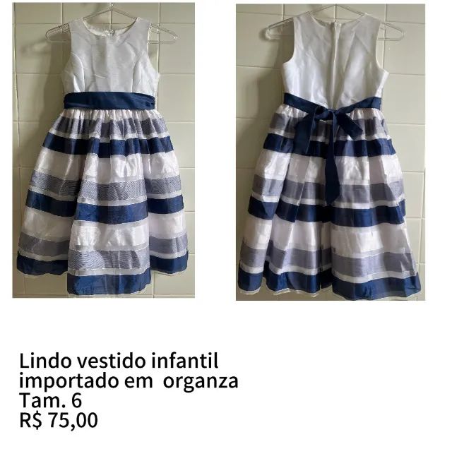 Vestido Festa, casamento, daminha Novo importado EUA lindíssimo