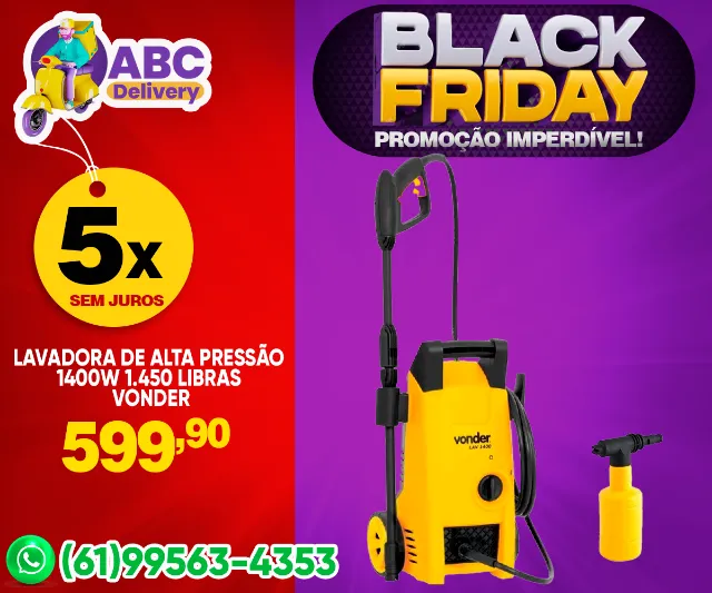Lavadora de Alta Pressão 1400w 1.450 Libras Vonder