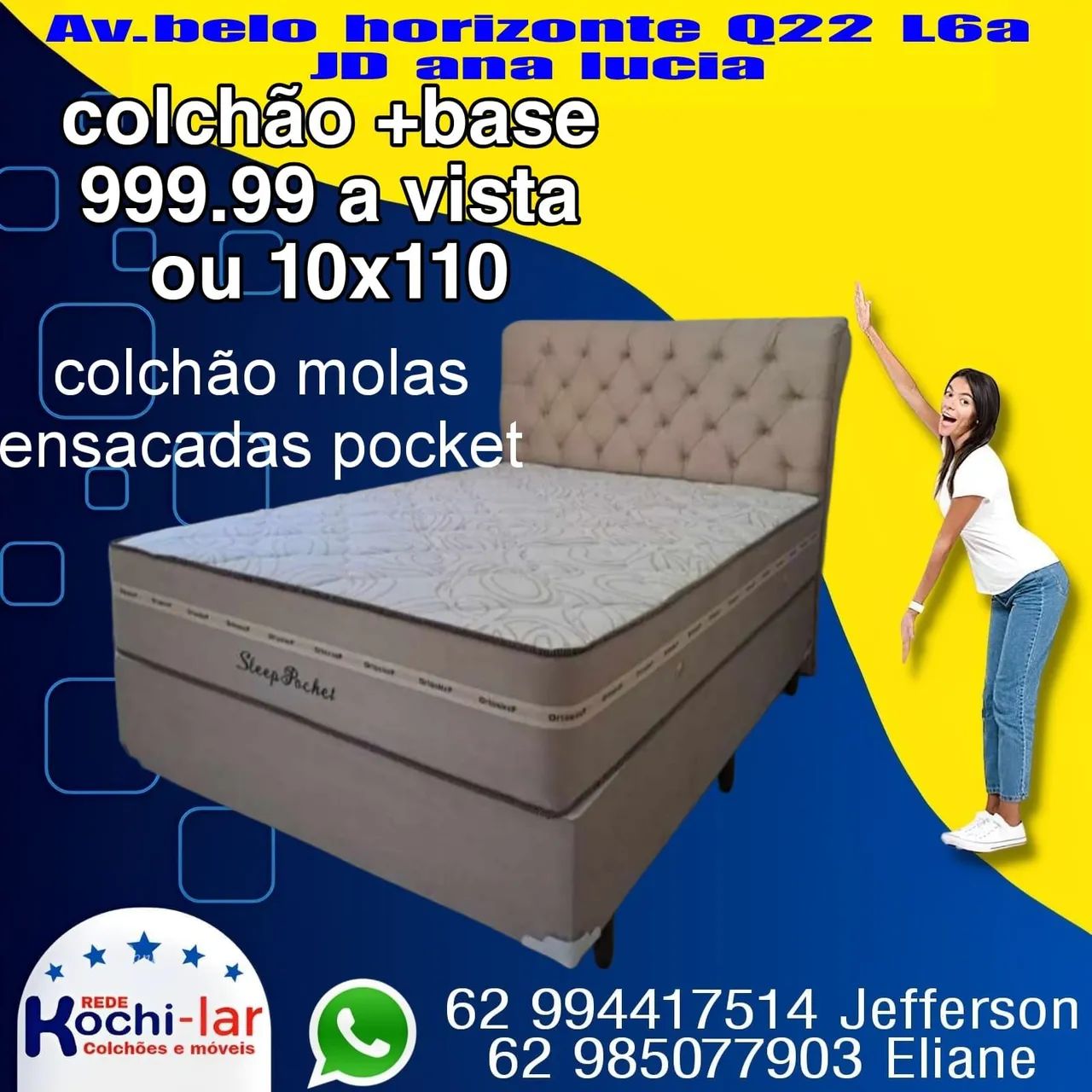 Colchão de molas ensacadas  - Foto 2