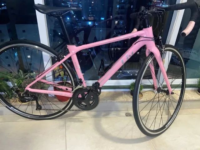 bicicleta giant liv 700 langma sl 3 w pink usada apenas 2 vezes