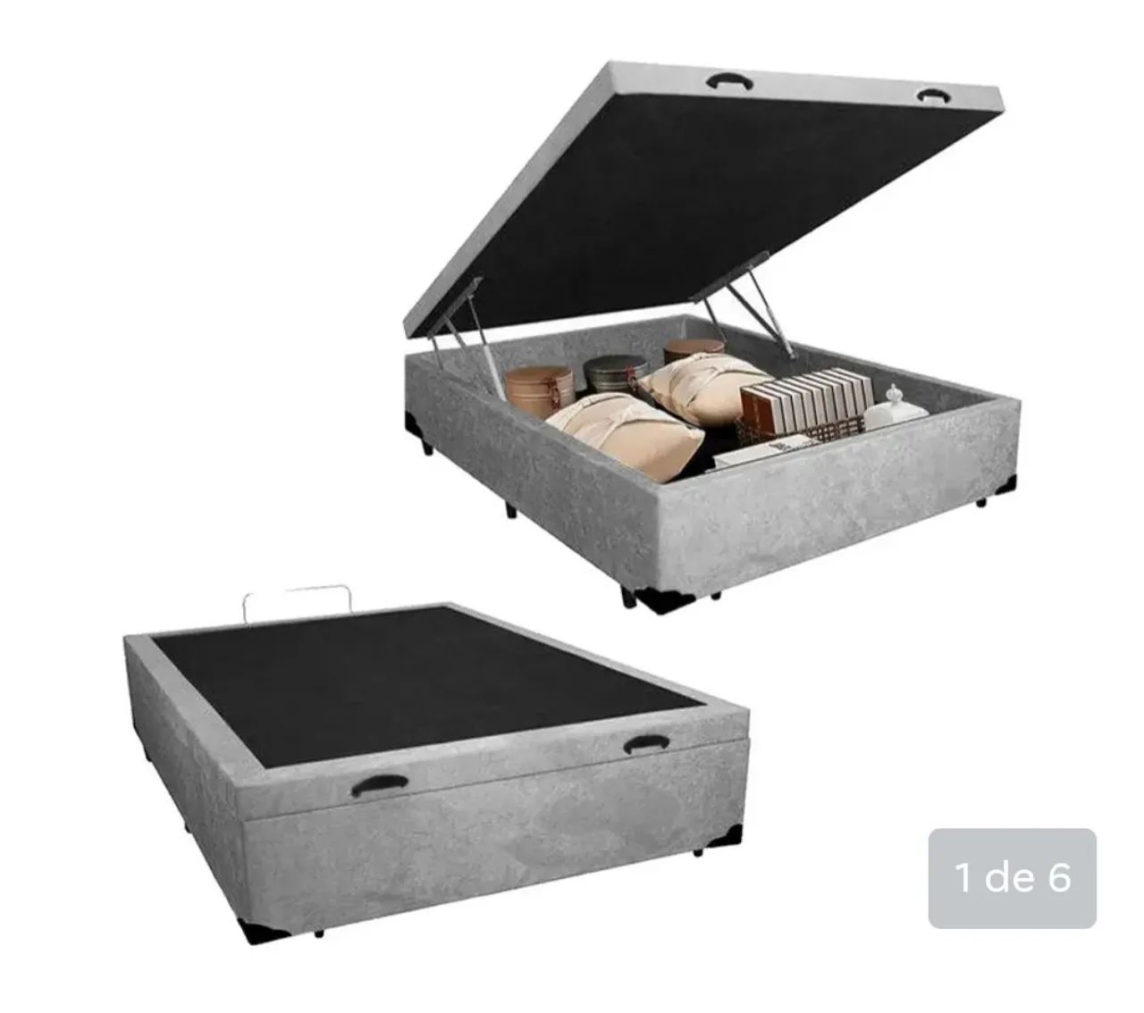 Cama box baú casal padrão 138x188 !! 399,99 