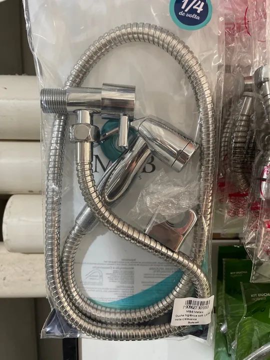 Ducha M&B metal com abs cromado  - Foto 5