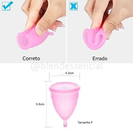 Coletor Mestrual Cup Pink - Foto 4