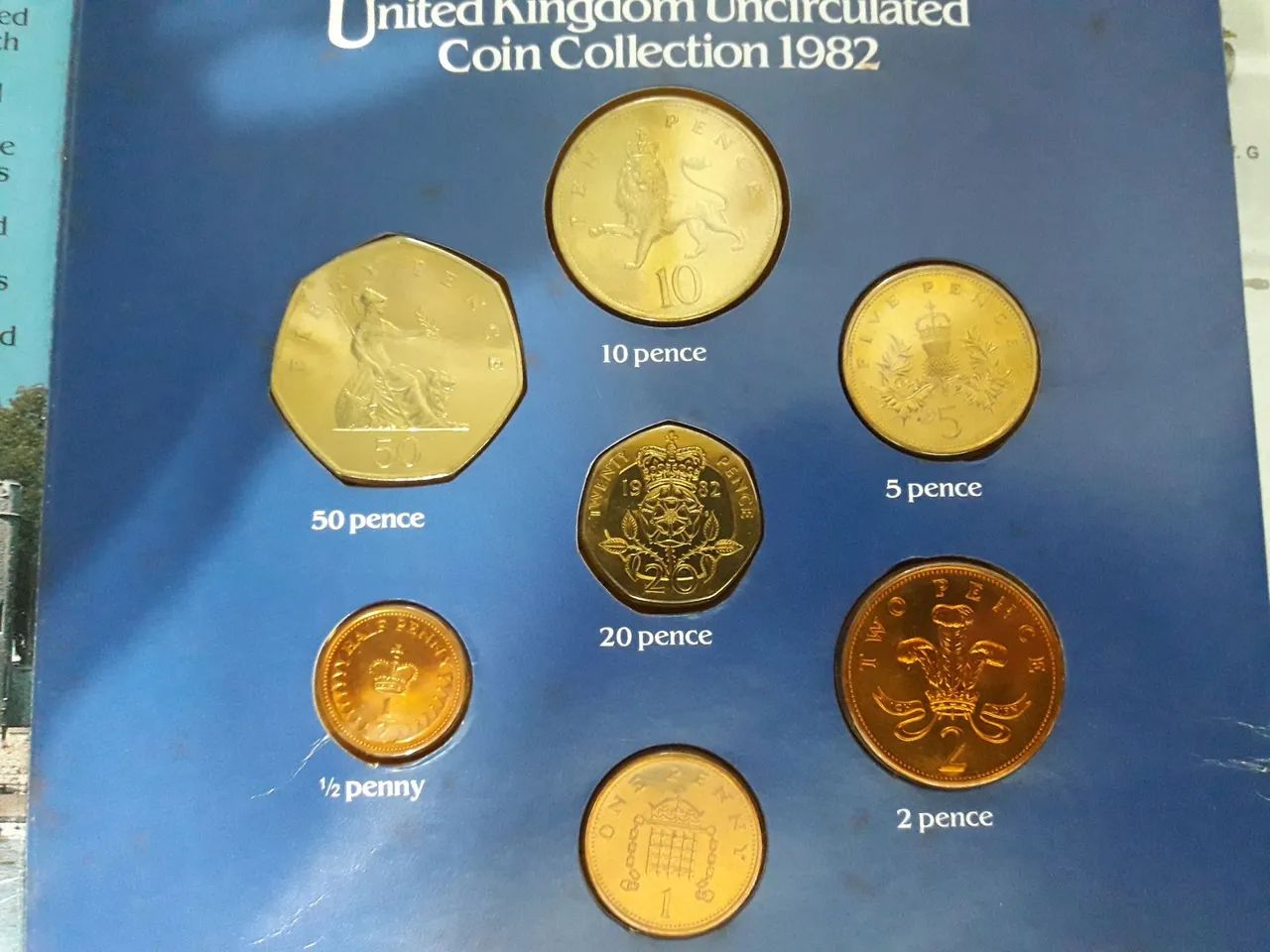 United Kingdom Uncirculated Coin Collection 1982