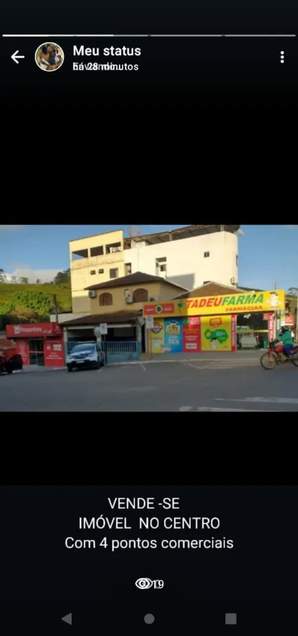 VENDO IMÓVEL NO CENTRO DE GOVERNADOR LINDENBERG -ES