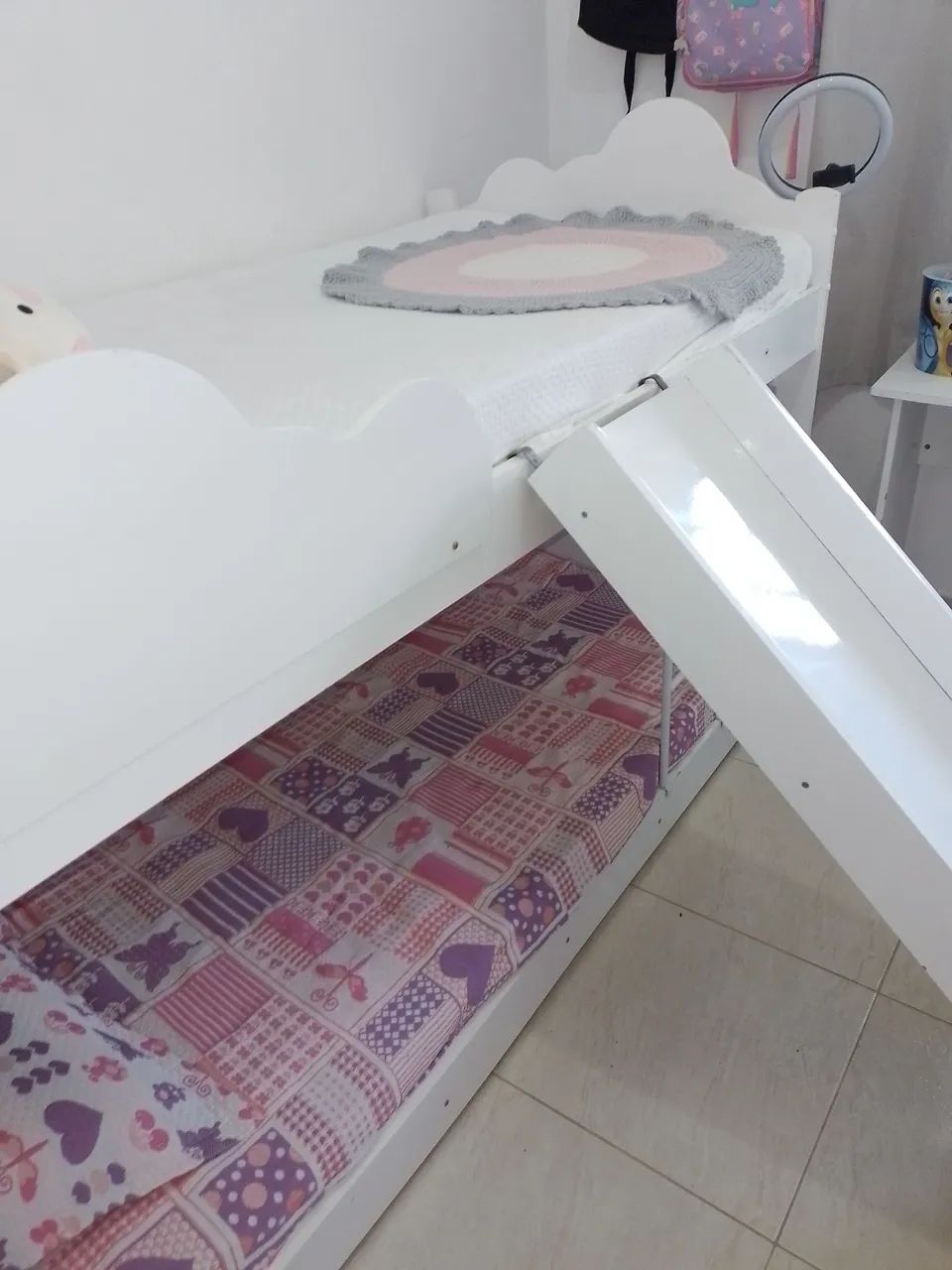 Cama Infantil com Escorregador e Cama Auxiliar - Foto 2