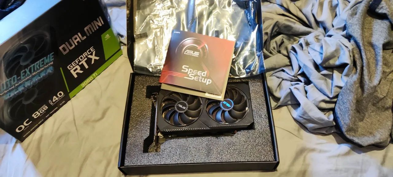 Placa de Vídeo ASUS GeForce RTX 3060 Ti Dual Mini OC 8GB - Foto 2