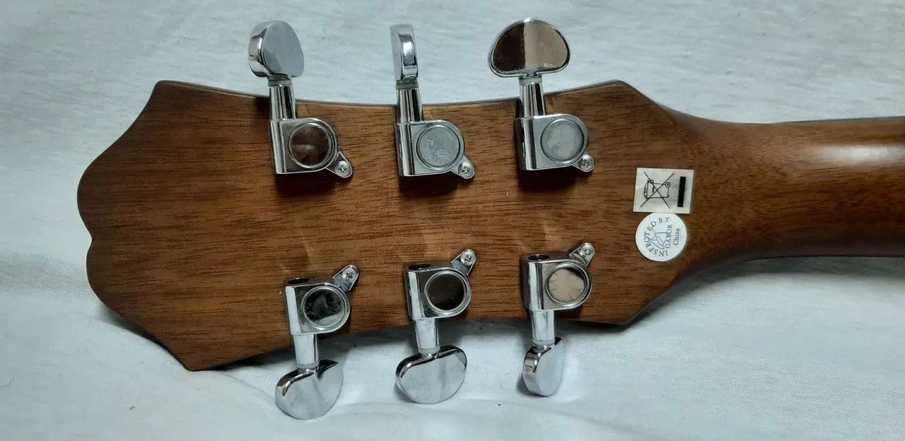 Violão Epiphone AJ-210CE Vintage Sunburst  - Foto 6