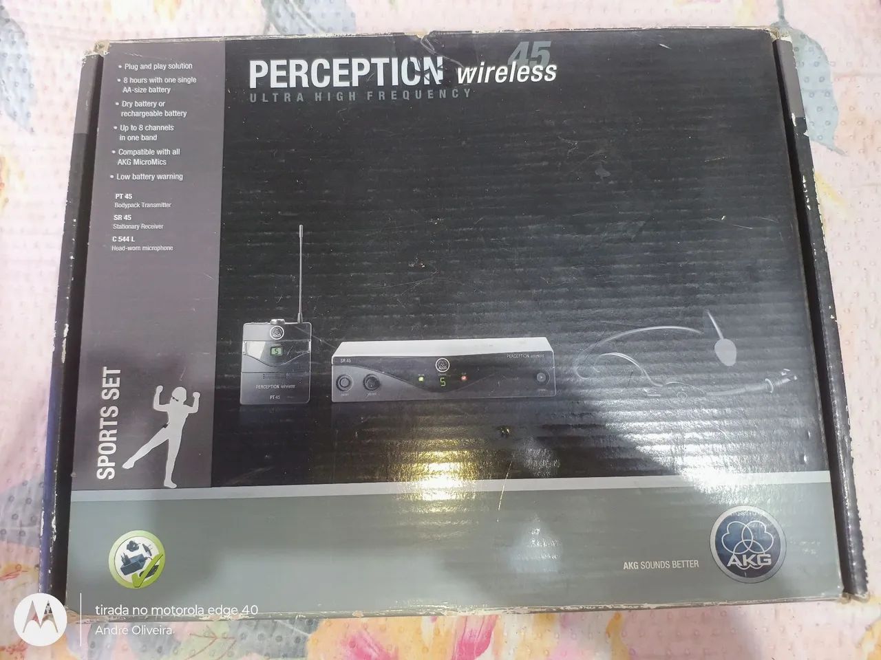 Kit Microfone Sem Fio AKG Perception 45 - Sports Set