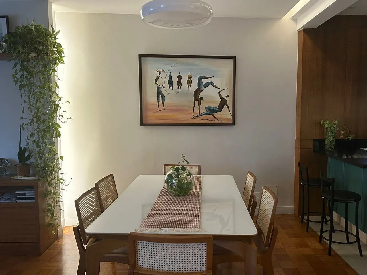 Quadro Decorativo Abstrato para Sala de Jantar