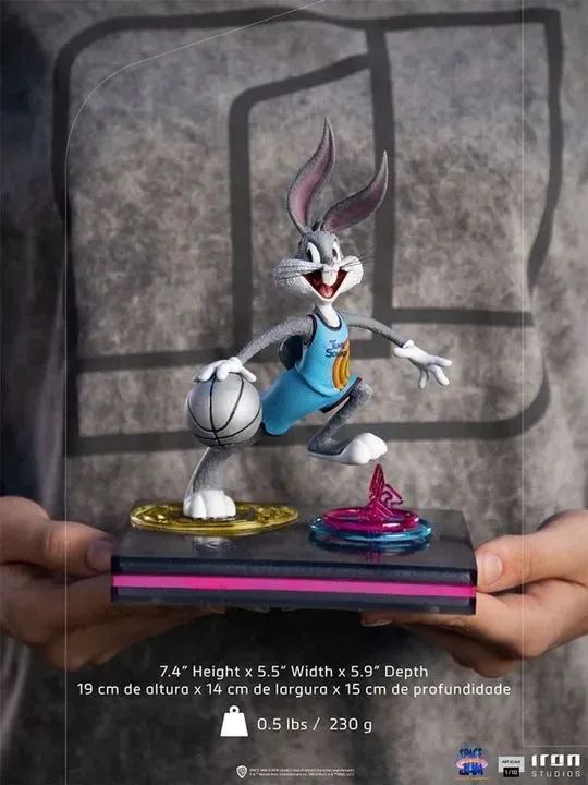 Estátua Bugs Bunny ( Pernalonga ) Space Jam 2 - 1/10 - Iron Studios - Foto 5