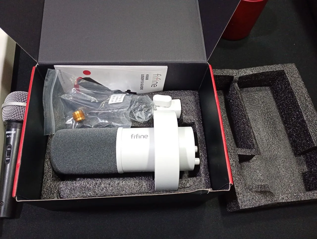 Microfone Fifine K669 - Qualidade de áudio profissional!