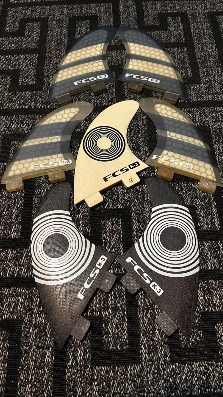Quilhas Fcs Kelly Slater Quad V2 K3 Tri Performance Core e Pg - Foto 2
