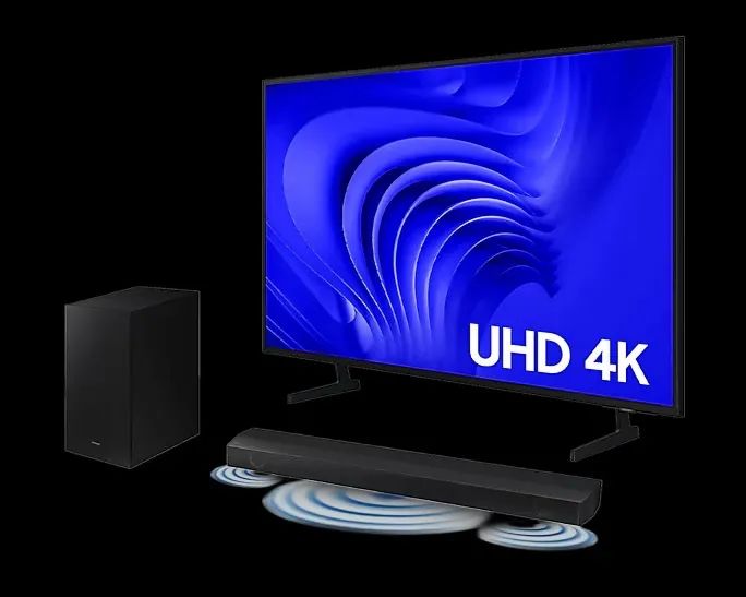 TV + Soundbar Com nota fiscal - Foto 2