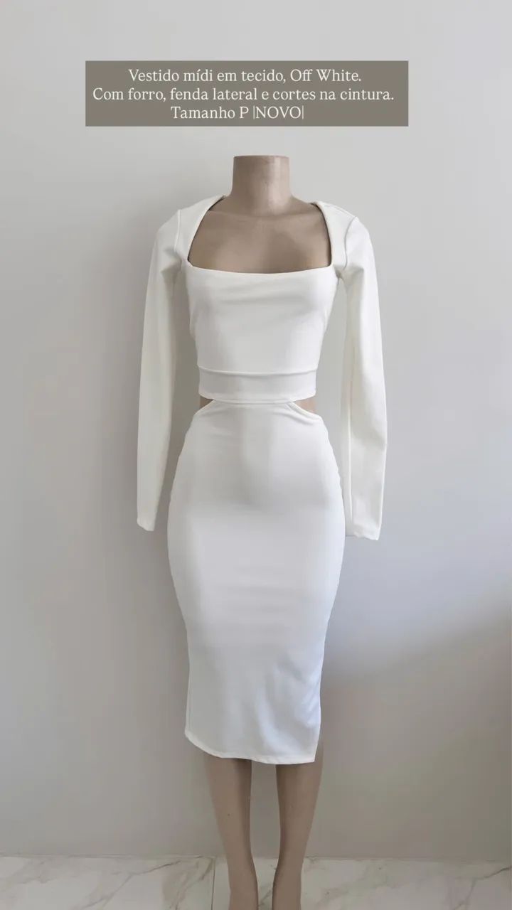 Vestido off white 