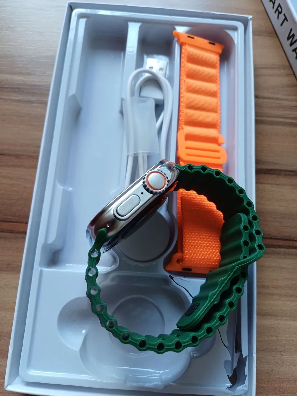 Smartwatch ultra com pulseira extra - Foto 6