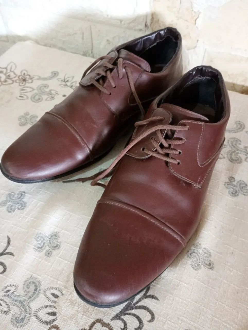 Sapato masculino marrom social - Foto 3