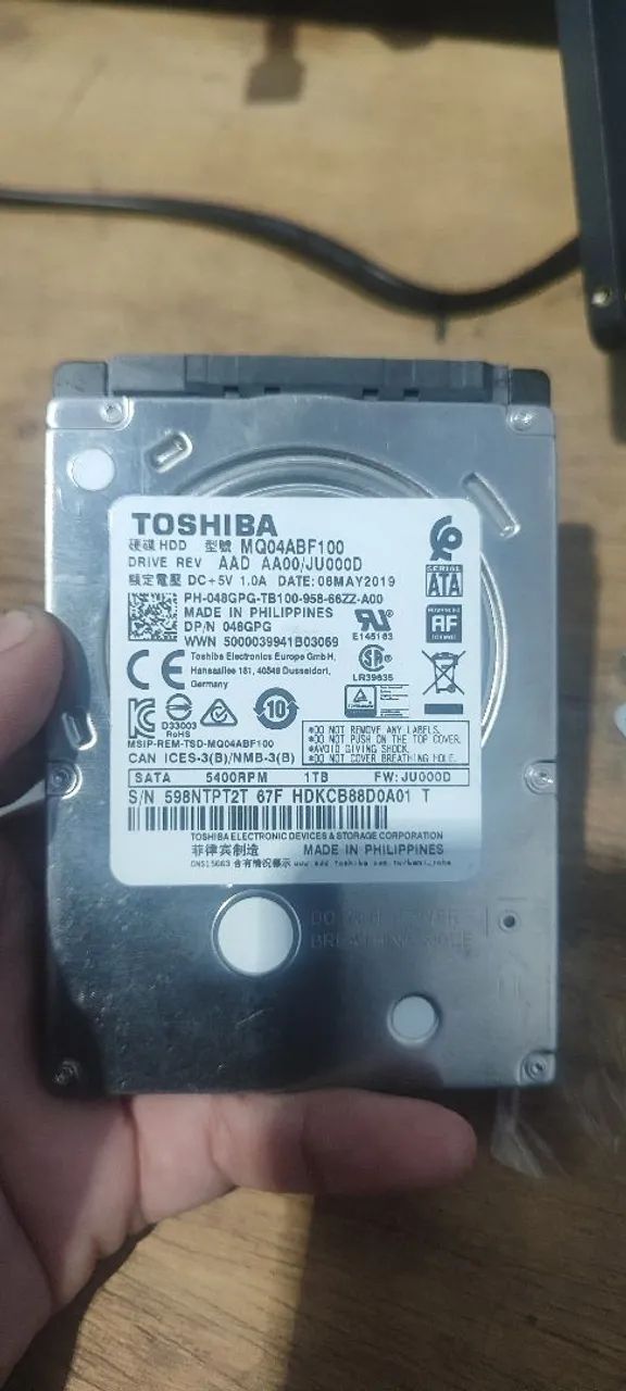 HD 2,5 Toshiba 1tb64617599139330120