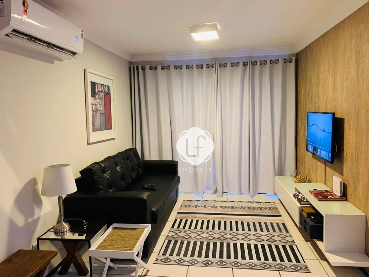 Apartamento Mobiliado na Beira Mar