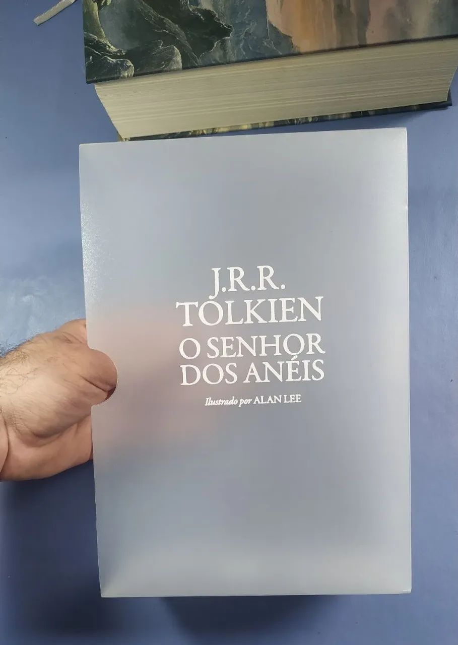 Senhor dos Anéis volume único ilustrado Alan Lee - Foto 5