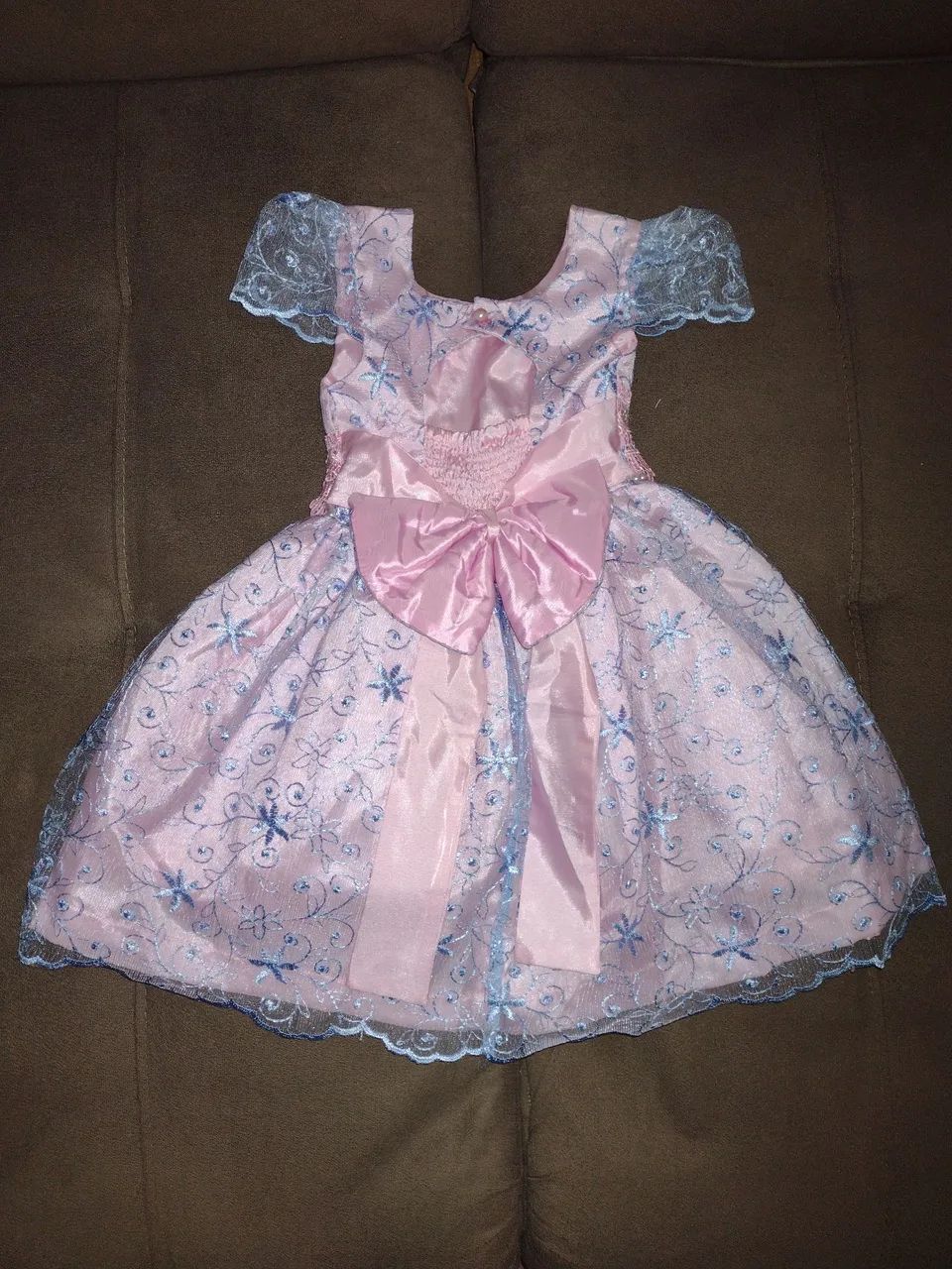 VESTIDO PRINCESA NOVO - R$150 (1 e 2 anos) - Foto 2