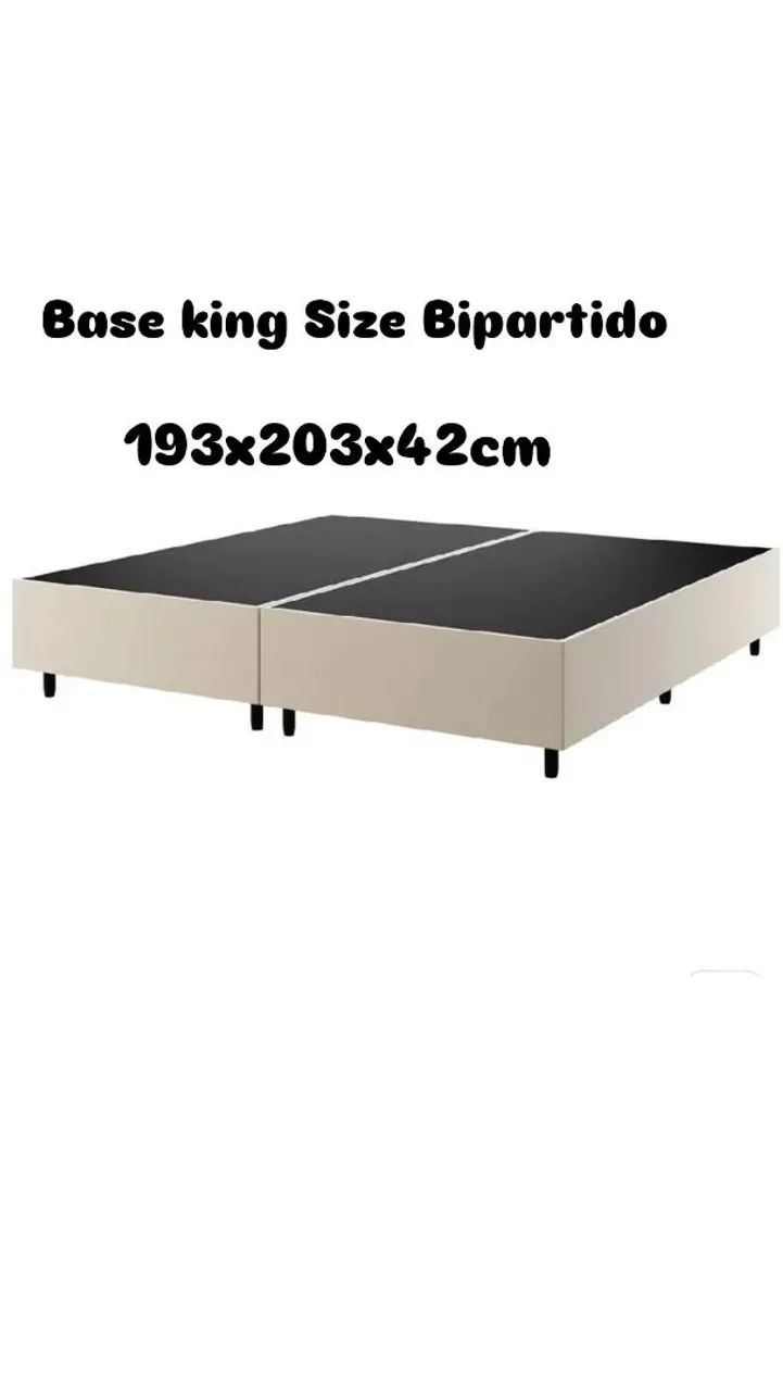 Base Solteiro 88x188x42cm 6 pés Madeira - Foto 3