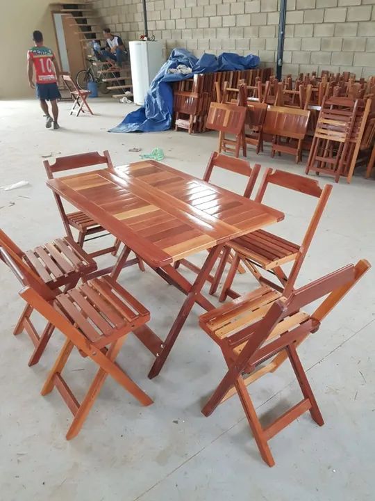 "Mesas de Madeira para Espaços Comerciais - Alta Qualidade!" - Foto 5