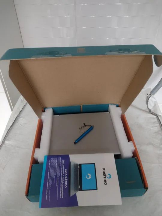 Notebook Positivo Duo C4128A Celeron4GB Cinza - Foto 5