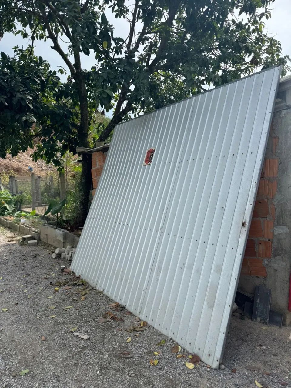 Portão de chapa galvanizado 3,1 x 2.7m - Foto 5