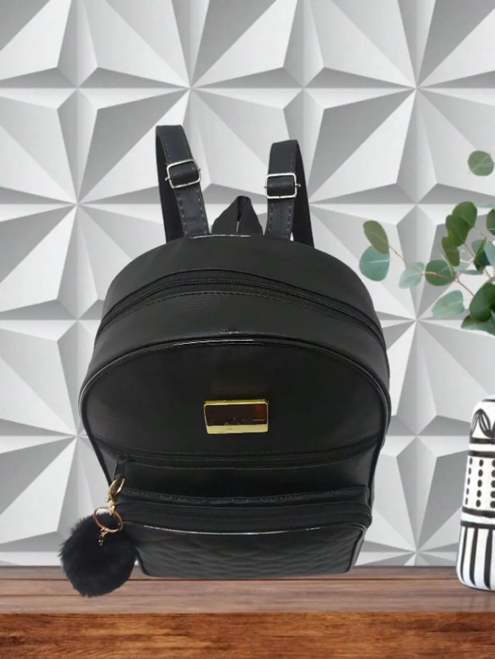 Mochila Feminina, Bolsas E Mochilas Femininas De Couro Ecológico - Foto 4