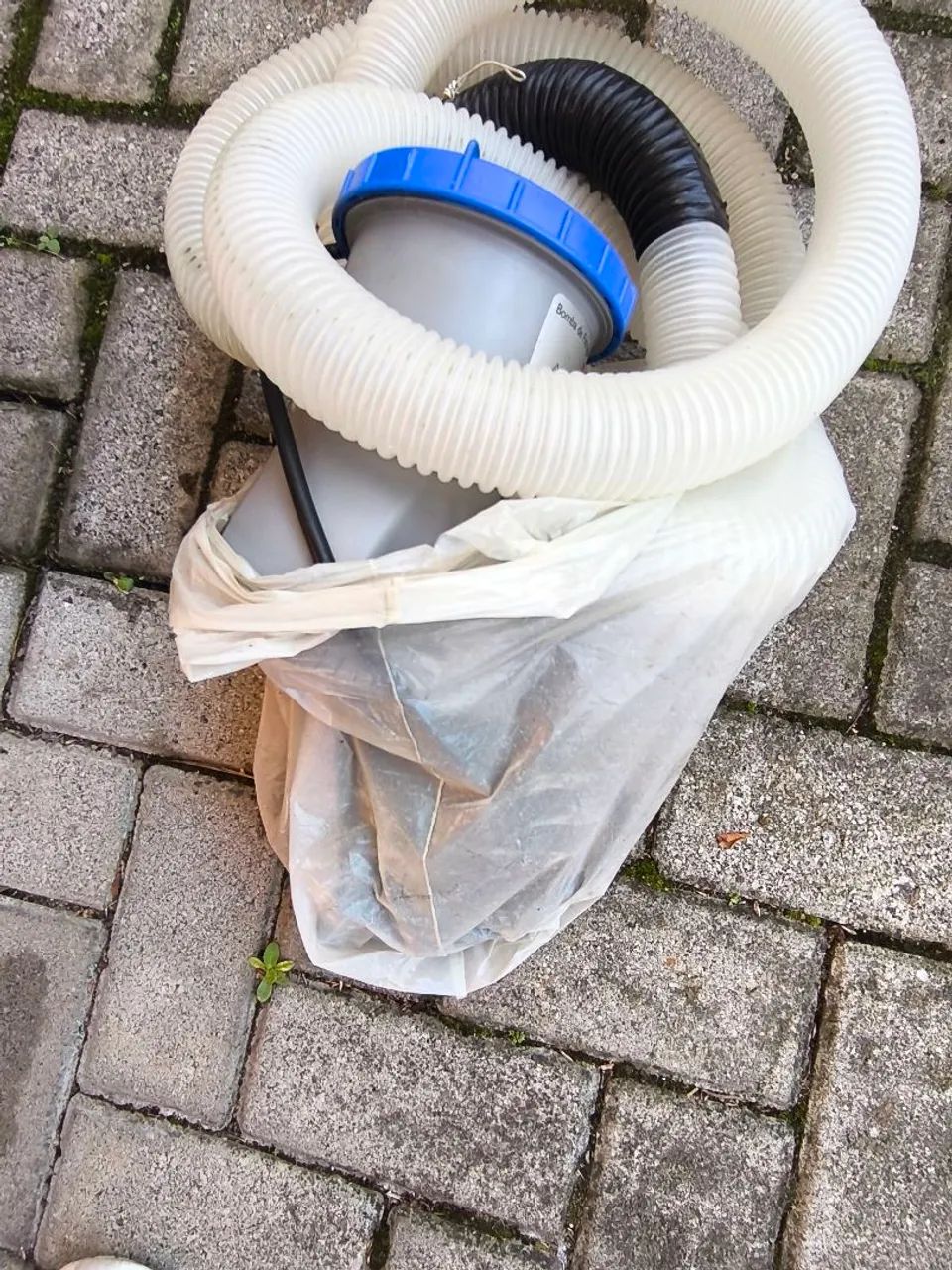 Piscina de plástico completa. Capa e bomba  - Foto 6