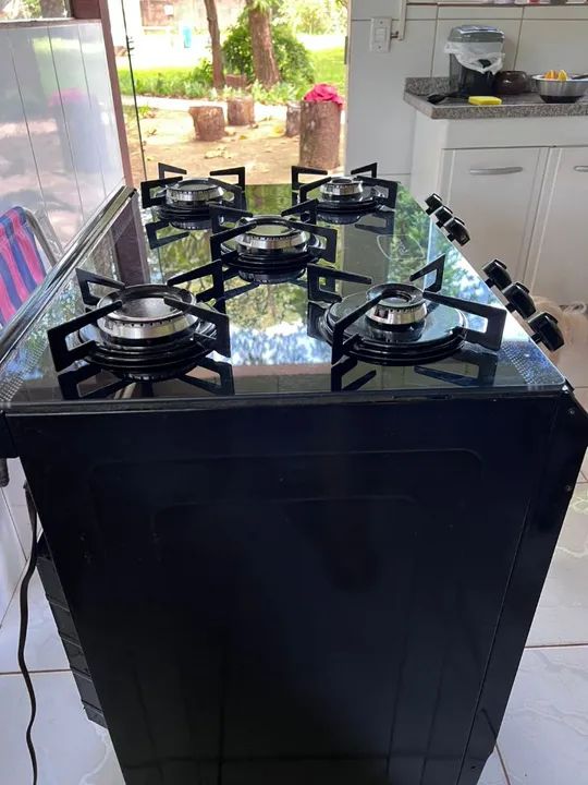 Fogão a Gás 4 Bocas Electrolux Preto - Foto 4