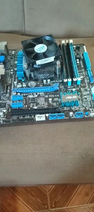 Placa Mãe ASUS P8H77-M PRO I7 3770s 16gb DDR3 - Foto 5