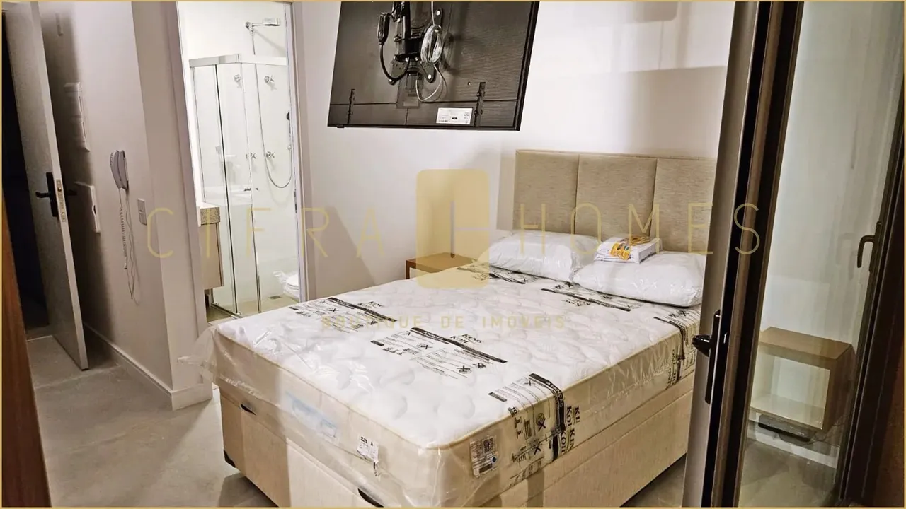Studio para locação, totalmente mobiliado, 25 m², lazer completo, em Pinheiros