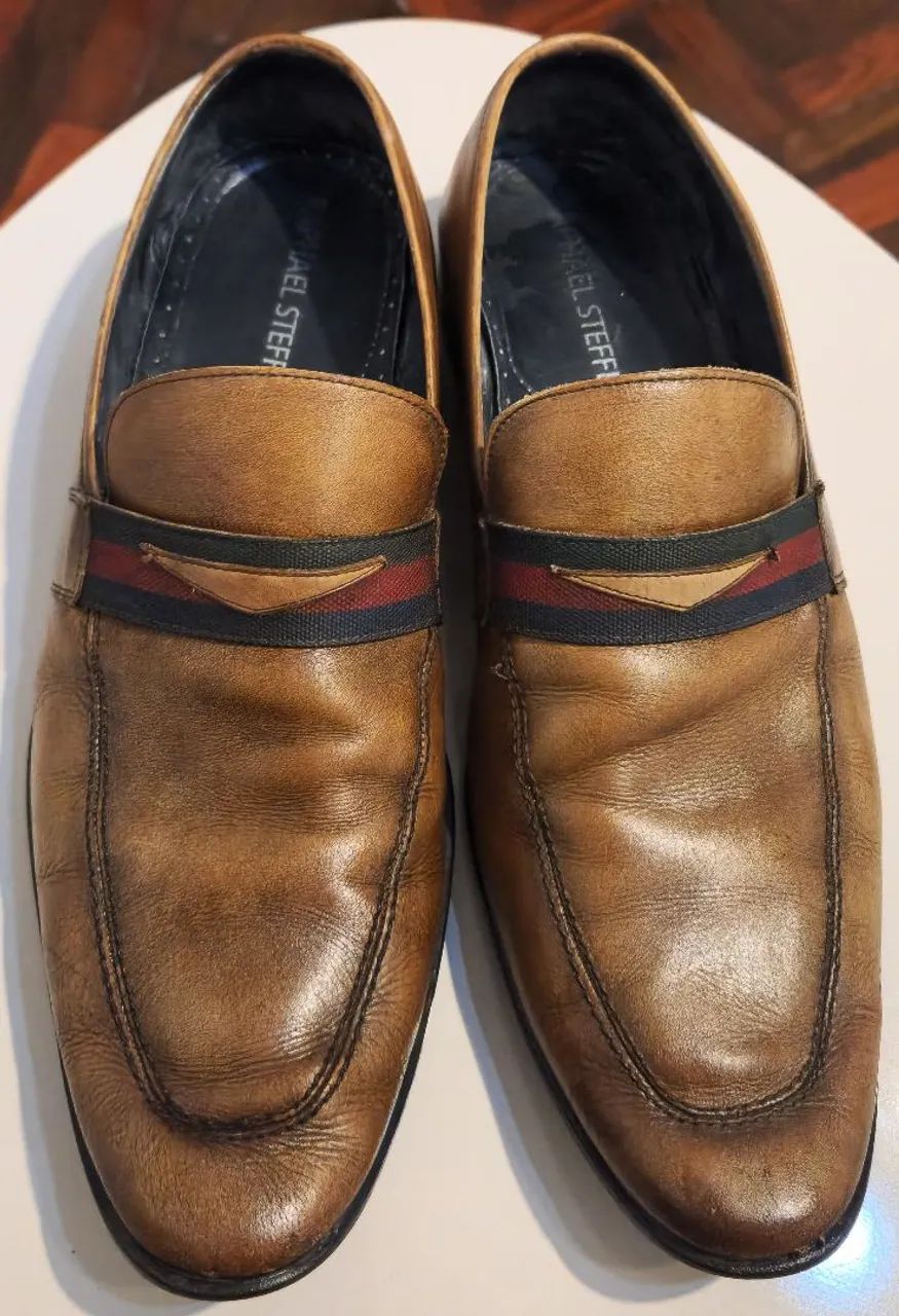 Sapato masculino de couro legítimo - Raphael Steffens<br>