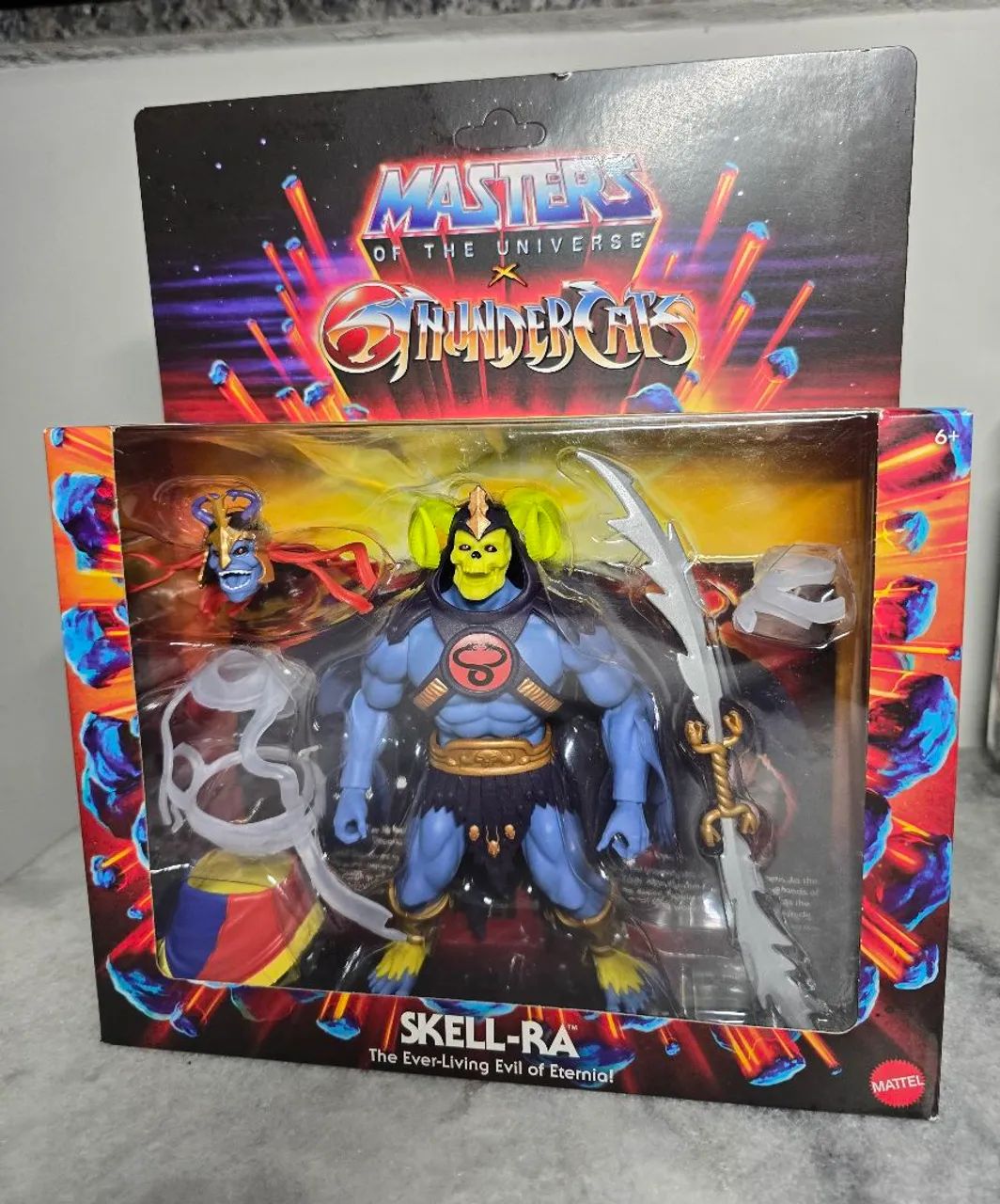 Masters of the universe x Thunder cats Skell-Ra Mattel lacrado