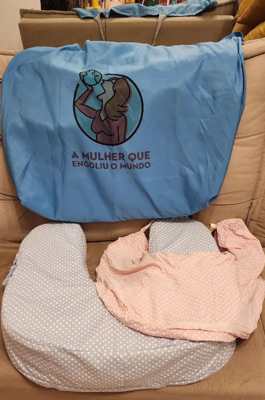 Almofada Amamentação muita qualidade. Densa e resistente.