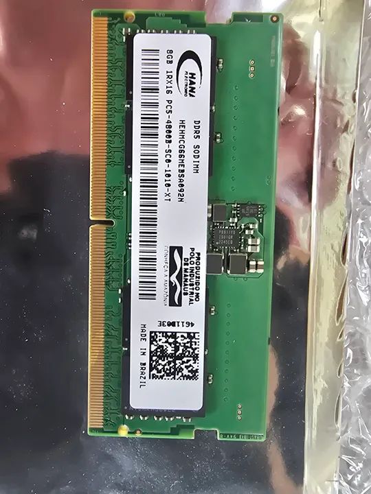 Memória RAM 2x 8GB DDR5 Para Notebook