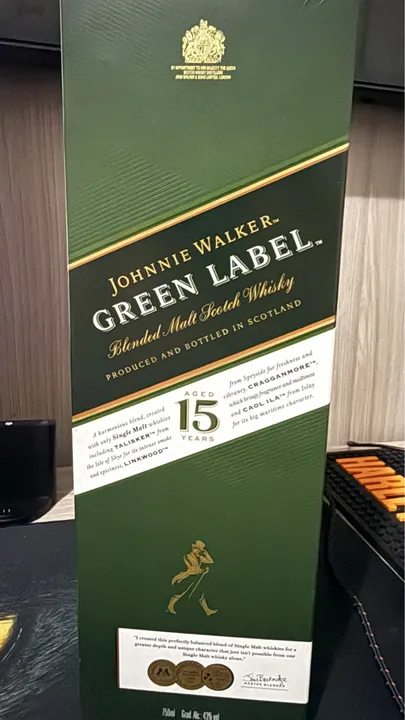 Uísque Green Label (750mL) - Johnnie Walker (Lacrado)