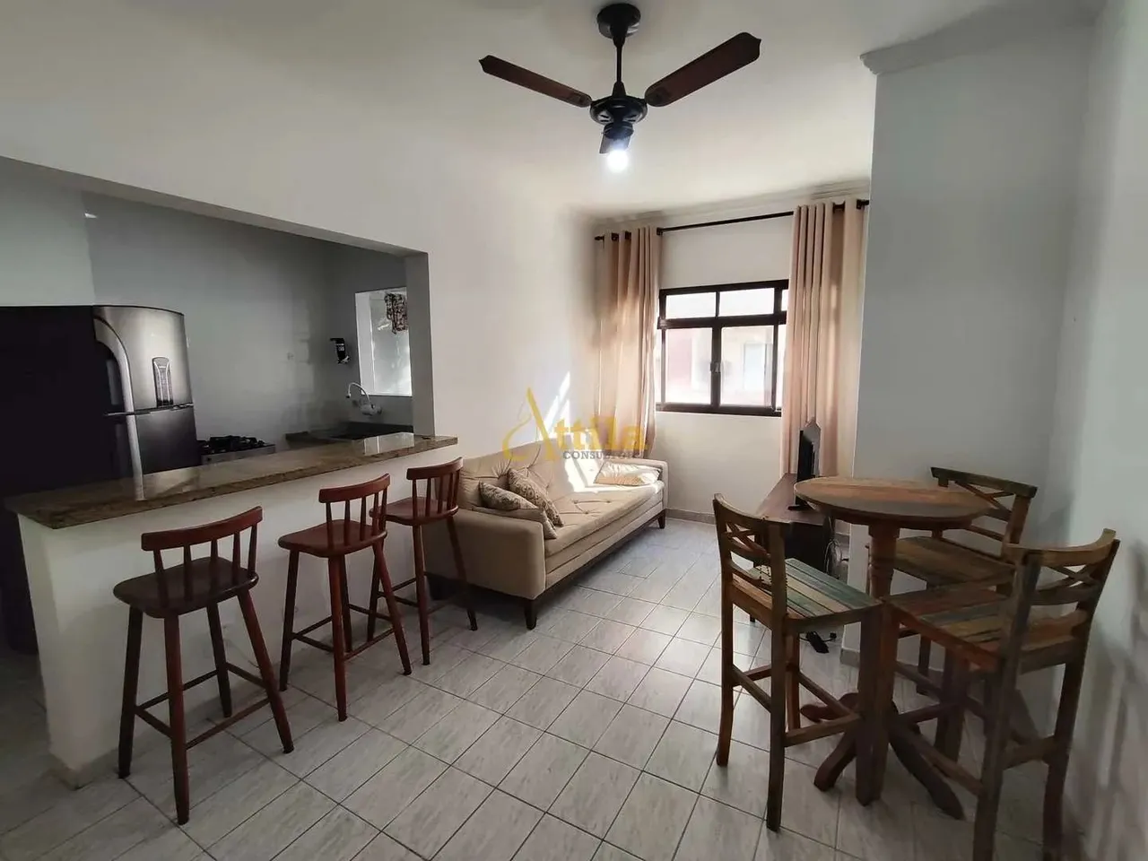 Apto 2 dorms., baixo custo mensal, 1 vaga, Enseada