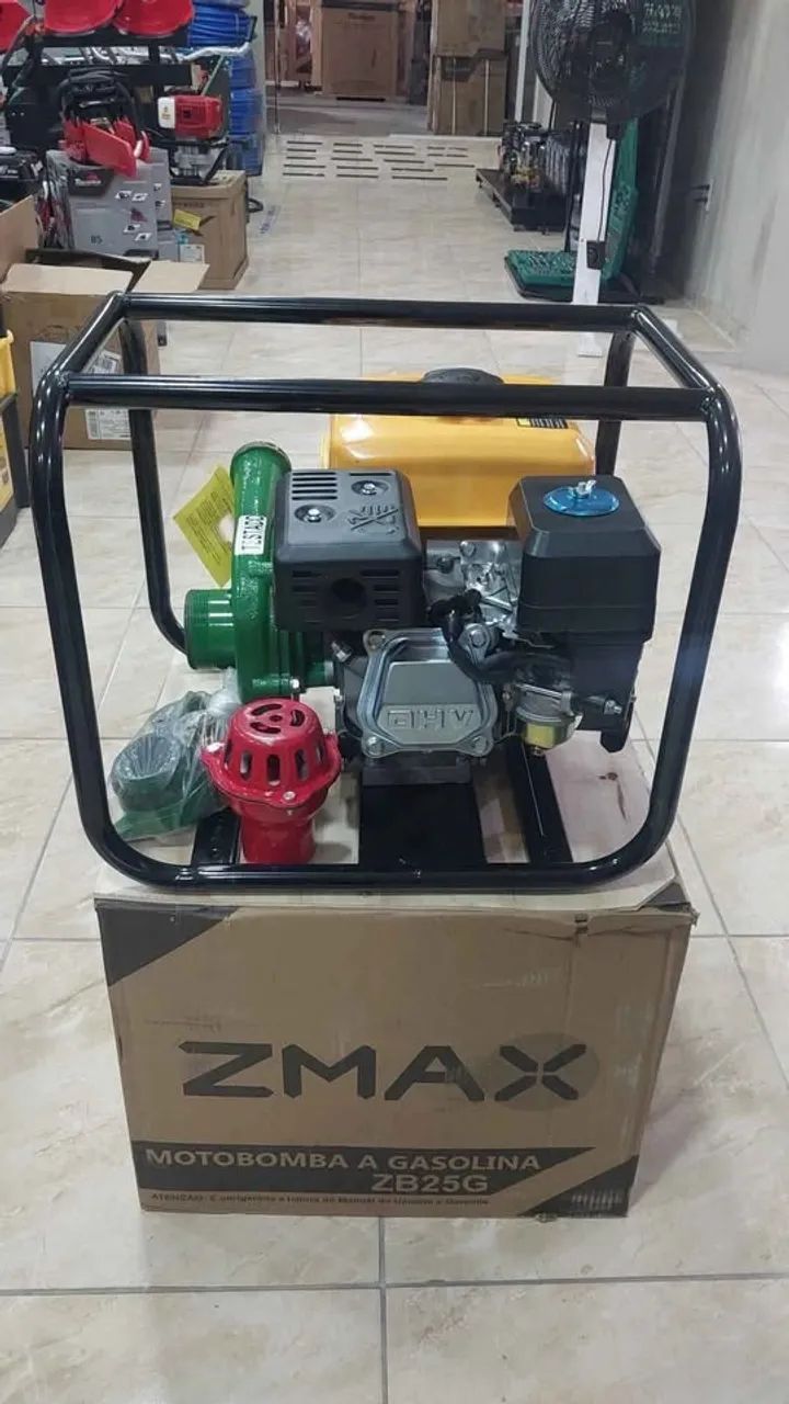 Motobomba centrífuga 7hp 4T 2.5"x2" Zmax(Loja/Nova) - Foto 4