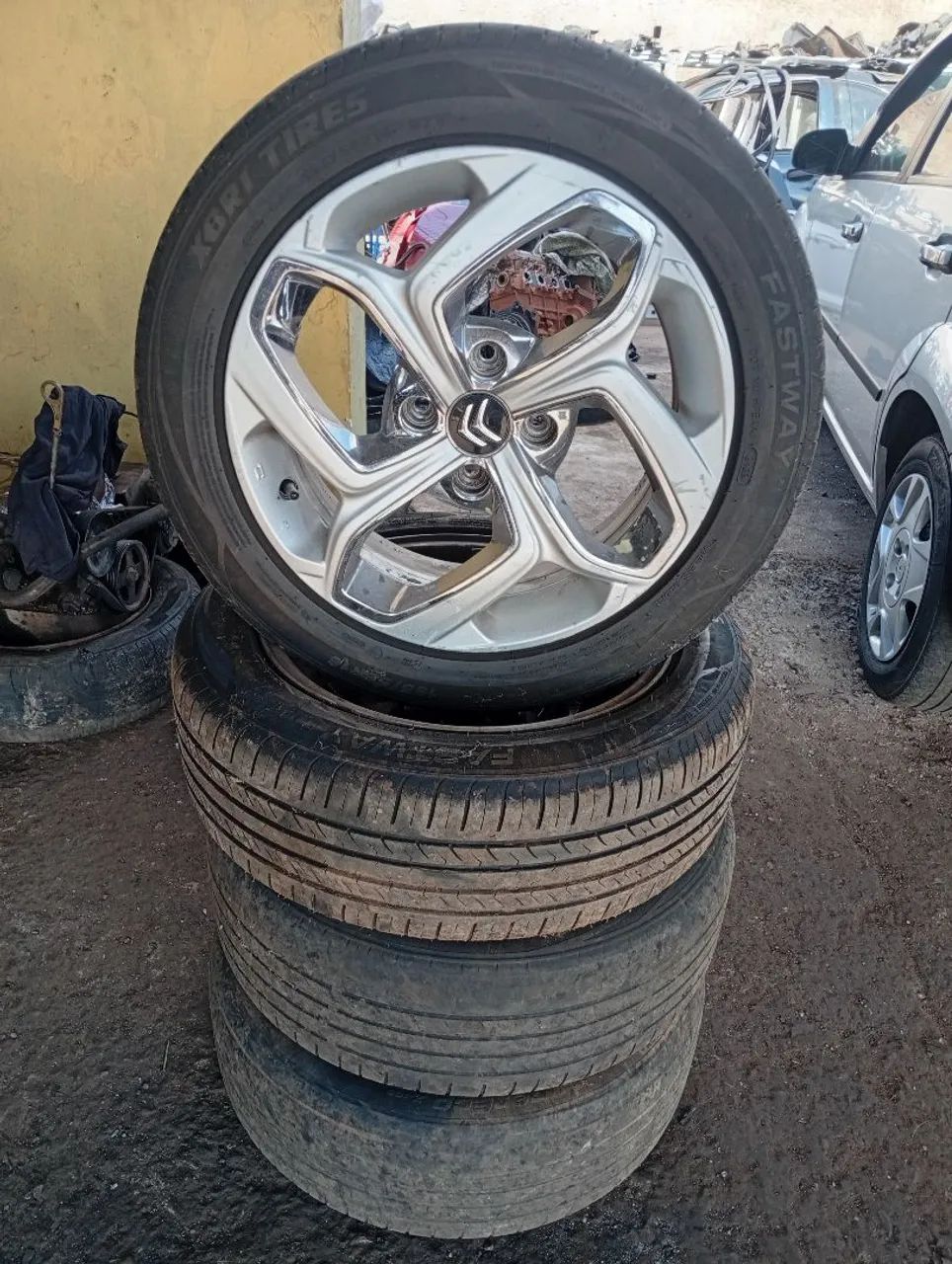 Rodas de liga leve 16 polegadas Citroen 