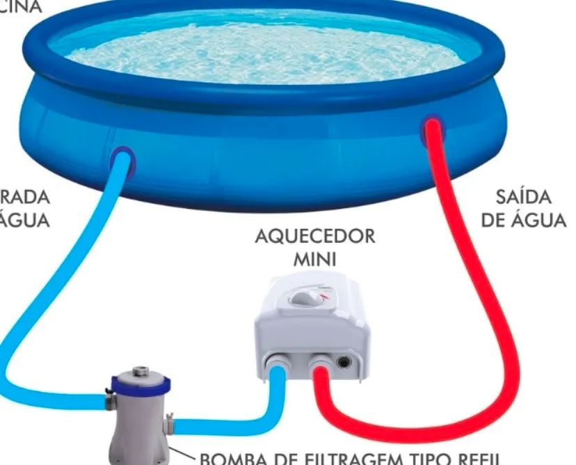 Piscina com bomba e aquecedor  - Foto 3